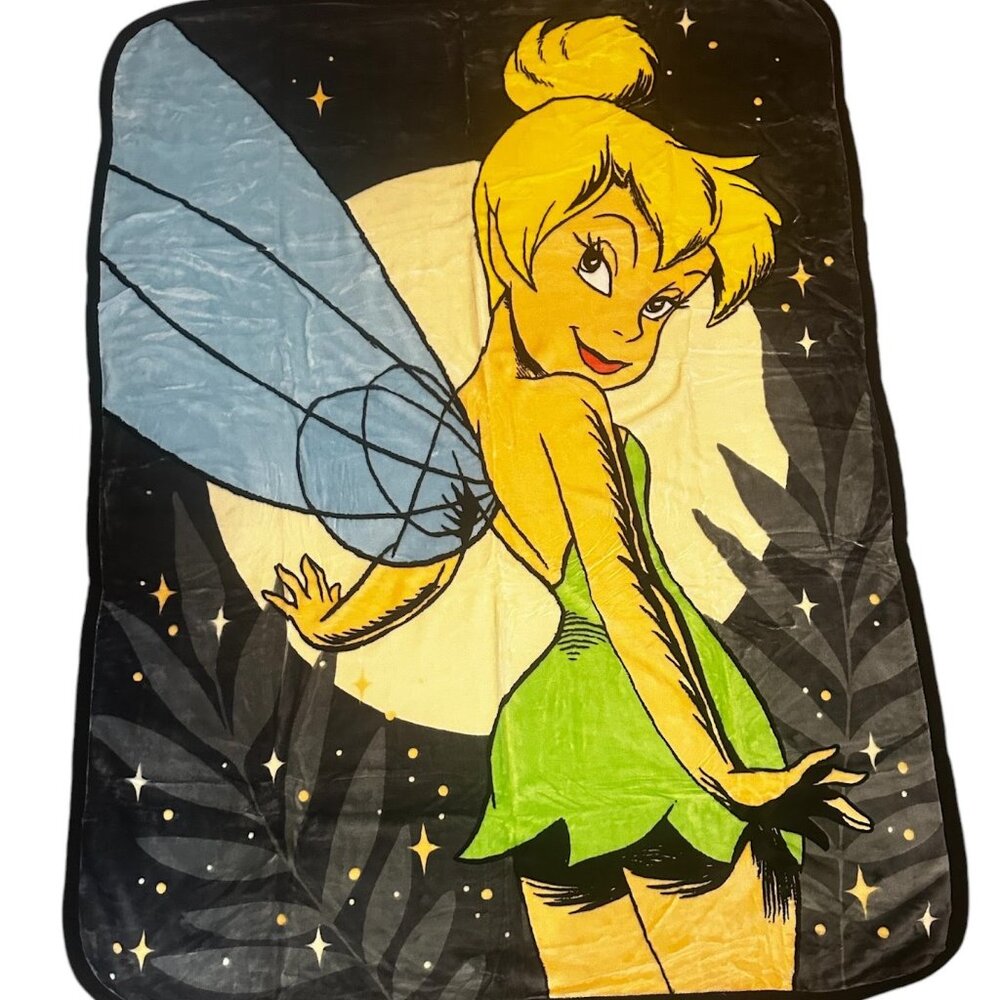 Tinkerbell Classic Twin Plush Blanket